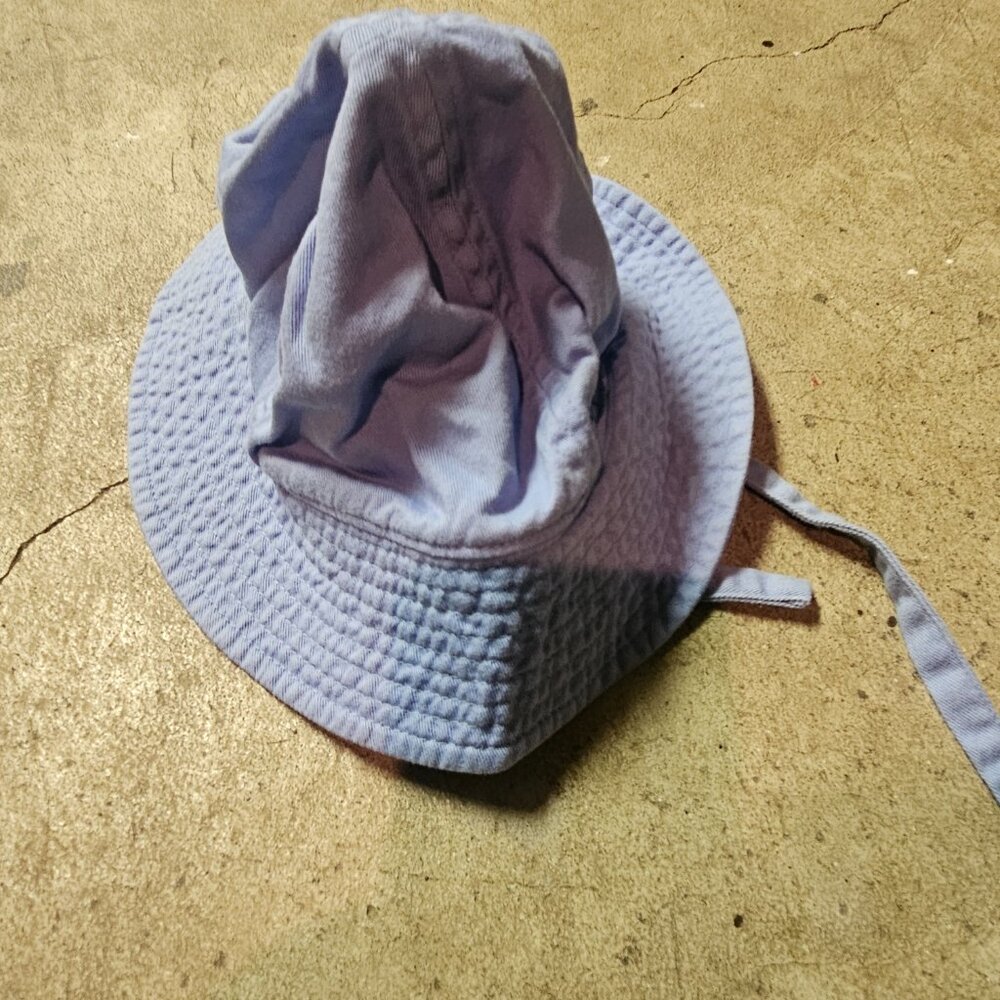 Hanna Andersson Blue Baby Bucket Sun Hat - Size Small